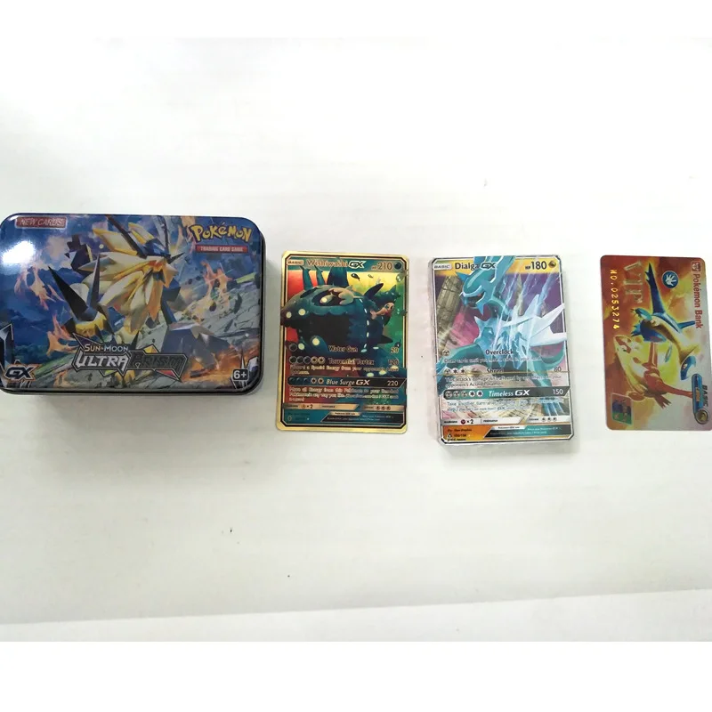 42 шт./компл. железный ящик Pokemon TAKARA TOMY боевые игрушки хобби Коллекционные вещи игра Коллекция аниме-открытки для детей