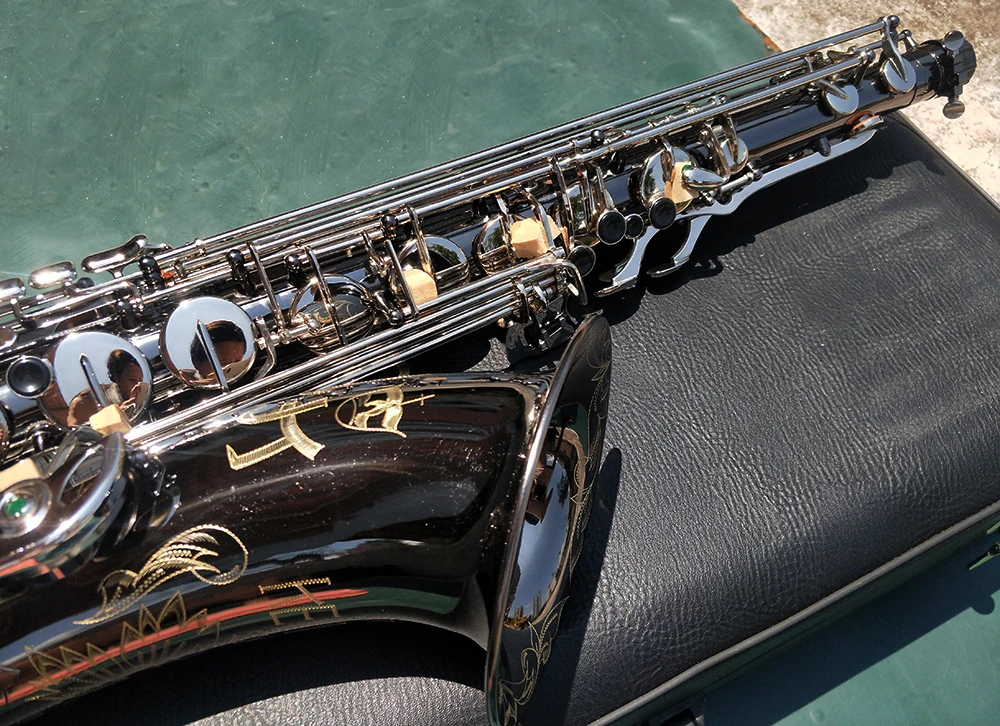 95% копия Германии JK SX90R Keilwerth тенор саксофон черный тенор саксофон Топ Профессиональный музыкальный инструмент с Чехол