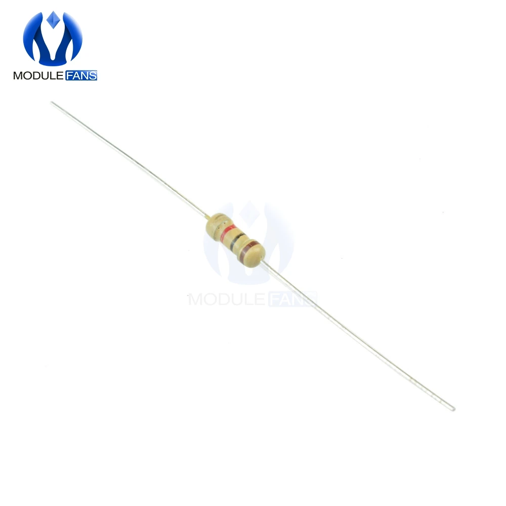 Carbon film resistor 100PCS 1000 Ohms 1K Ohms 0.25W 1/4W 5% Carbon Film Resistors Resistance