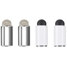 ABKK-[2 в 1] Apple Pencil Магнитный Сменный колпачок-резиновые наконечники и волоконные наконечники в качестве стилуса для всех планшетов с сенсорным экраном/мобильных телефонов