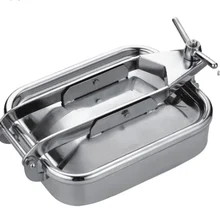 430x330 мм SS304 прямоугольная крышка бака из нержавеющей стали Manway