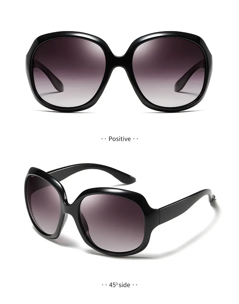 Роскошные поляризационные негабаритные солнцезащитные очки для женщин, дизайнерские Винтажные Солнцезащитные очки для вождения, для женщин, высокое качество, солнцезащитные очки для улицы