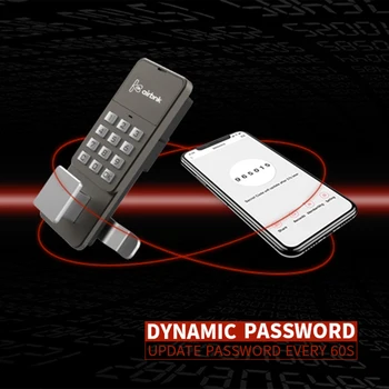 

Smart Safes Lock Dynamic Password Smart Box Lock Zinc Alloy Safe Tongue Digital Cabinet File Safe Door Lock Password by APP