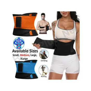

Waist Trainer Trimmer Sweat Belt Men Women Shapewear Slimming Sports Gather Belt
