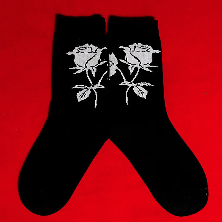 Носки унисекс в стиле хип-хоп в уличном стиле, забавные Мужские Носки с рисунком космонавта, авокадо, зебры, розы, космонавта, теплые женские носки для скейтборда - Цвет: 13