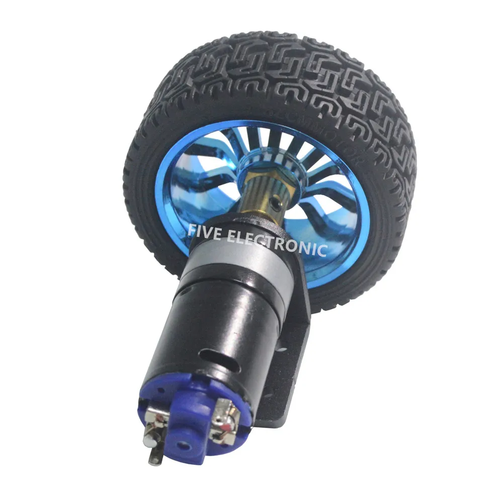 6V12V 25mm Micro DC Double-Gear Motor Wheel Set Large Torque for Balance Car/Intelligent Auto/DIY Model | Обустройство дома
