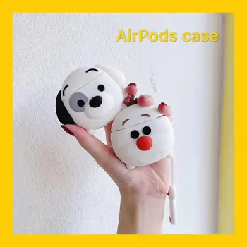 

Cute Cartoon Snowman Olaf Earphone Case Silicone Cover for Airpods Case Accessories Headphone Case Box Coque