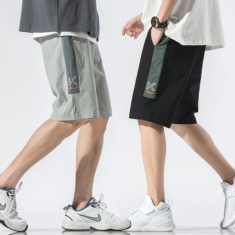 

Brand Men's Casual Shorts High Quality Comfort Shorts Male Streetwear Solid Color Loose Fashion Shorts Men