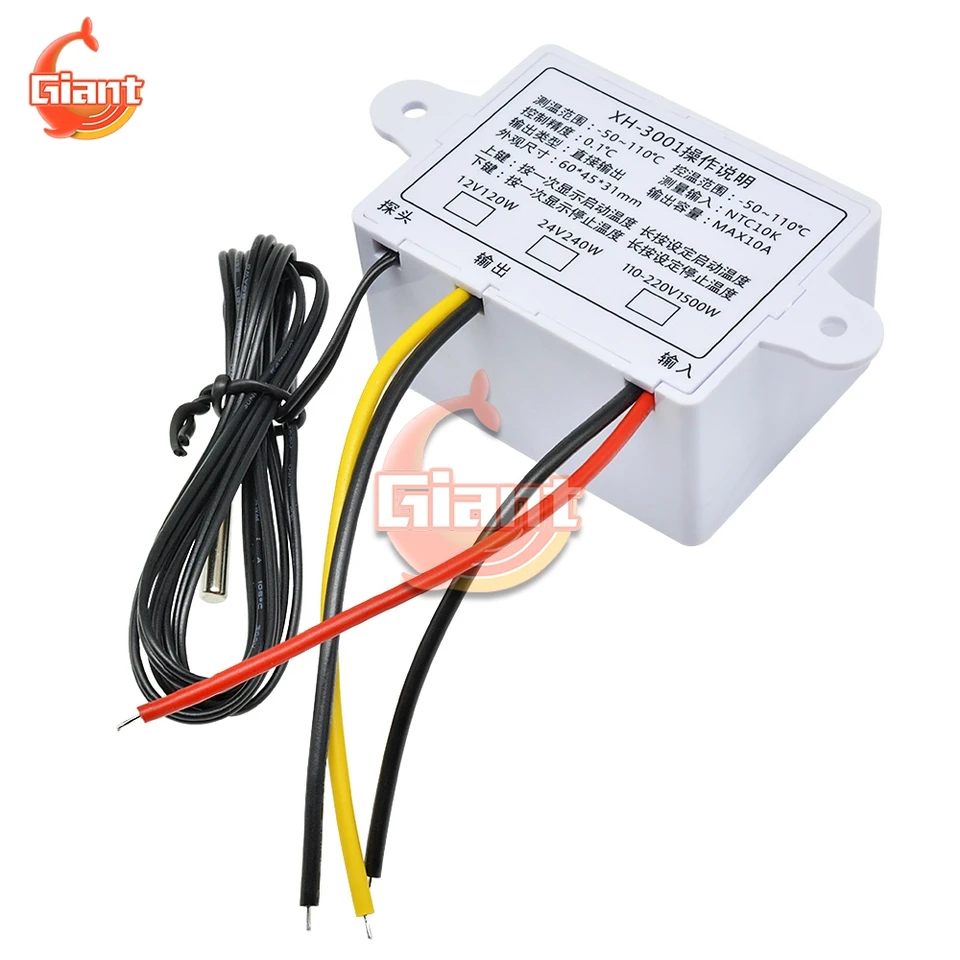 SIPYTOPF 2-Pack Digital LED Temperature Controller – 12V 10A Thermostat Switch With Waterproof Probe - View #9