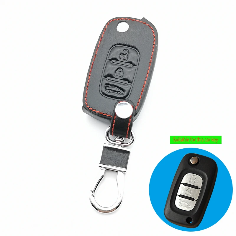 Key Case Cover Car Leather Key Case Keyboard Cover For LADA sport Sedan Priora Kalina Granta Vesta X-Ray Car Keys Accessories