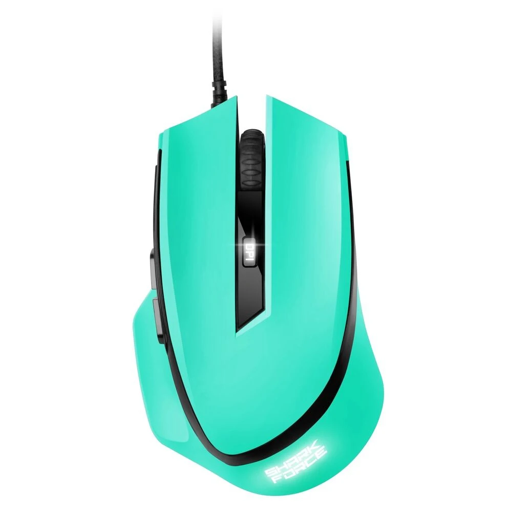 Мышь Sharkoon Shark Force оптическая, 1600 dpi, USB, подсветка