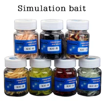 100 шт., 1,1-4 см, ручная Удочка с запахом, приманка для рыбалки, мягкая, хлеб, жук, бионическая приманка для форели, Мягкая приманка, горячий запах, ручная удочка, приманка для карпа