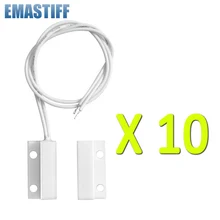Sensor de janela de porta MC-38 com fio, interruptor magnético normalmente fechado nc para o nosso sistema de alarme de fio gsm pstn