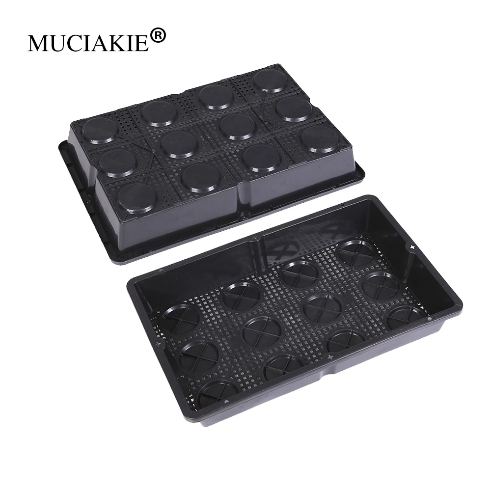 MUCIAKIE 1 шт. 55x36 см пластиковый цветочный горшок для садового растения лоток-питомник растущий цветок коробка детская площадка зеленая посадочная пластина на крышу