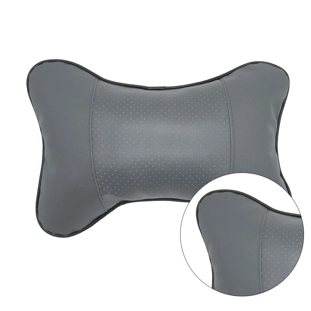 1 шт. автомобильные подушки для шеи из ПВХ кожи дышащая сетка Автомобильная