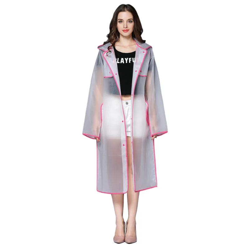 Clear raincoat plus size Clearance