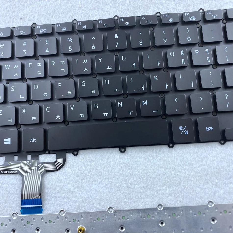 Teclado para Laptop Retroiluminado Coreano para Samsung Vários Modelos - Imagem 5