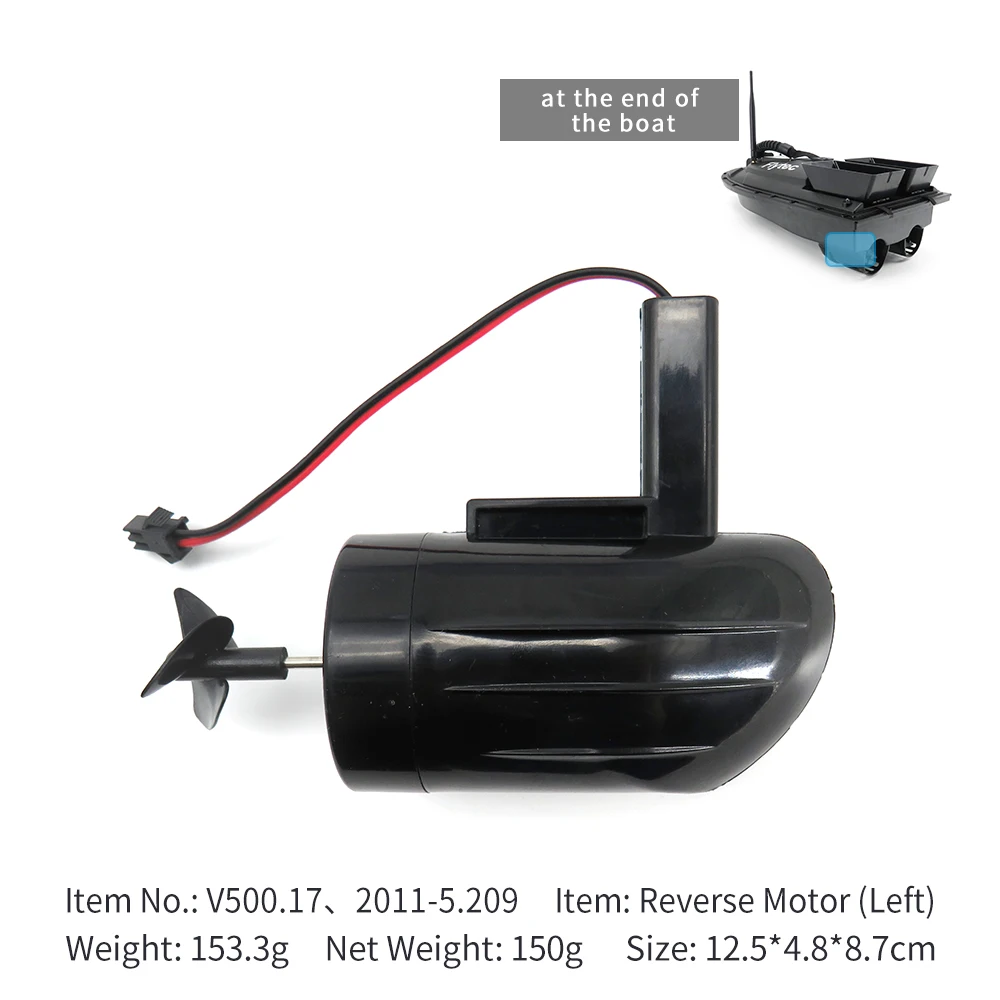 

Flytec V500 New Upgrade RC Fishing Bait Boat Reverse Motor Left Acessories For Flytec V500 Bait Boat