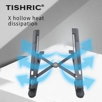 

TISHRIC Foldable Laptop Stand Adjustable For Macbook Pro Accessories Portable Computer Support Laptop Holder Portable Stand