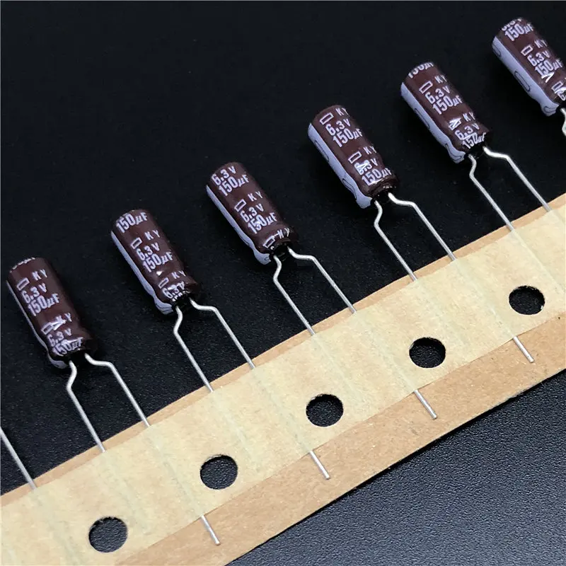 20 штук/100 шт. 150 мкФ 6 3 V NCC серия KY 5x11 мм низкая ESR долгий срок службы 6.3V150uF Алюминий