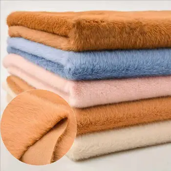 

Faux fur new gold velvet cloth autumn and winter clothing warm fabric super soft short plush fabric