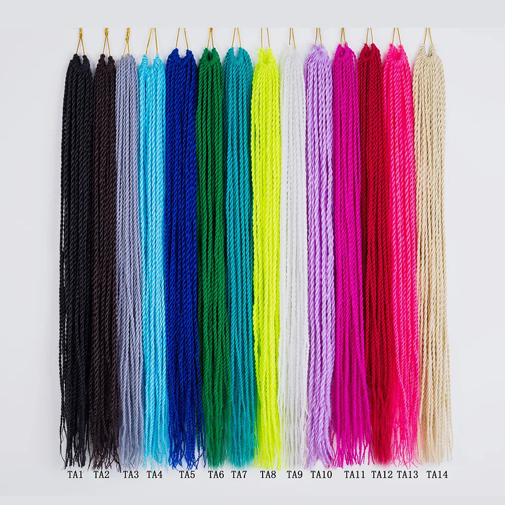 occident African American Weaving Kits Braiding Kits Gradient wig twist Black Hair braid Fashion womens African hair accessories