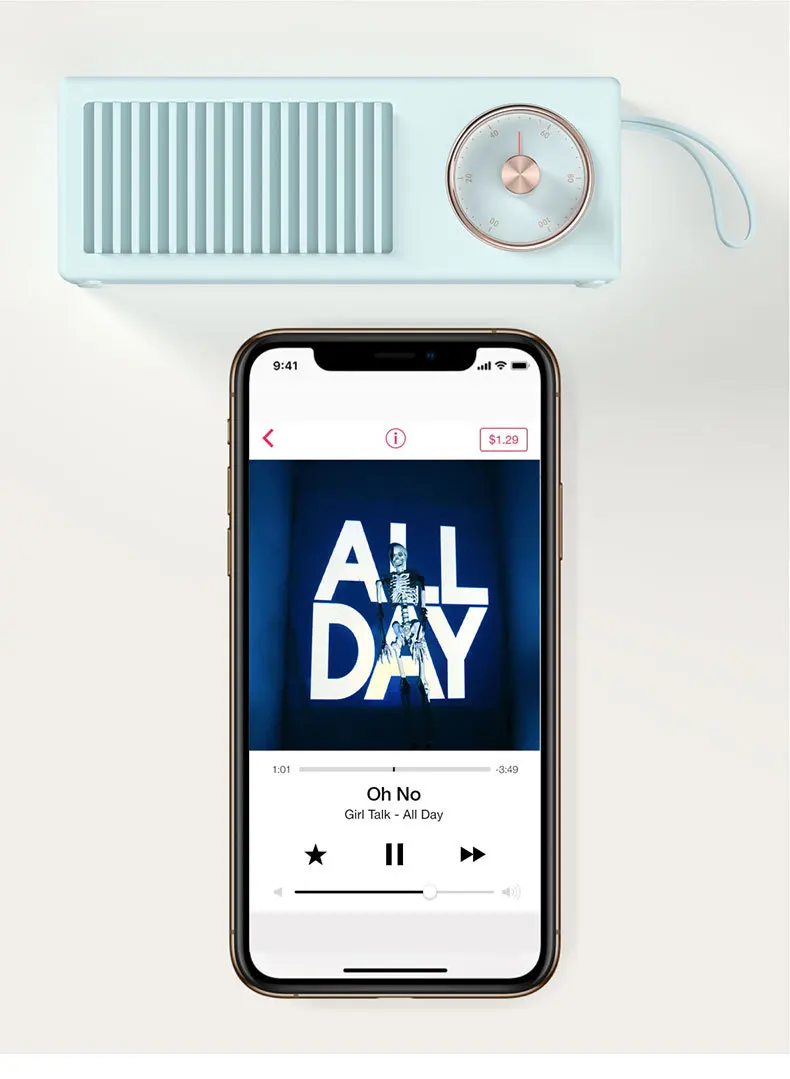 Xiaomi 3life беспроводной Bluetooth Ностальгический динамик портативные колонки для телефона компьютер стерео музыка портативный динамик