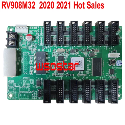 RV908 RV908M32 светодиодный видеодисплей приемная карта 12 * Hub75E порты поддержка P2 P2.5 P3 P4