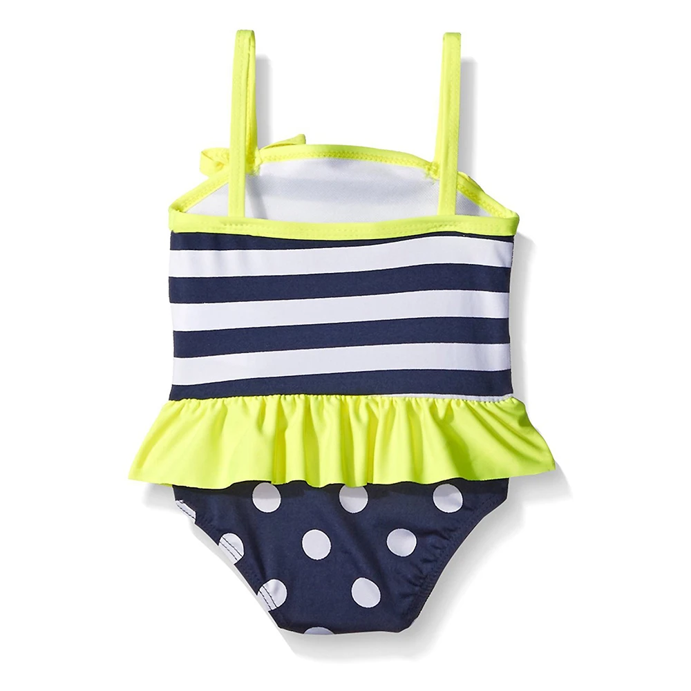 

Kids Baby 2020 Bikini Stripe Bathing Suit Girls Toddler Swimwear Bird With Eyes Swimsuit Shoulder Strap Beachwear