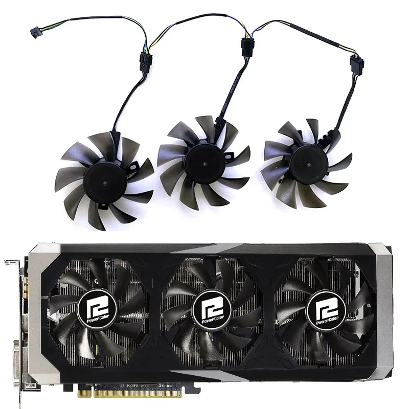 3 шт. кулер для графического процессора FD7010H12S R9 390 | Компьютеры и офис