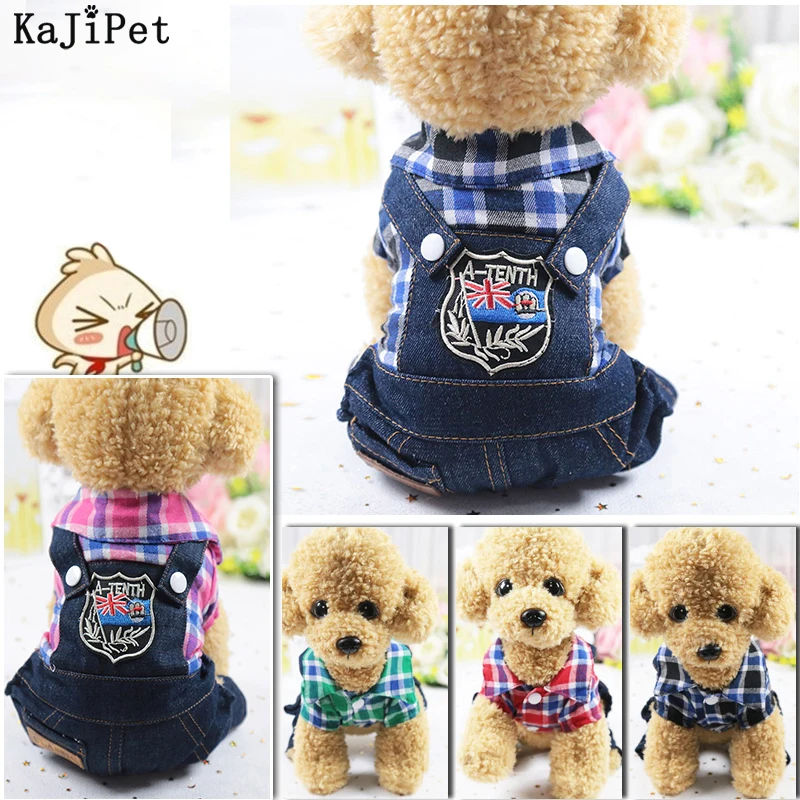 

Naval Academy Style Jumpsuit For Dogs Pet Chihuahua Buttons Warm Pet Dog Winter Clothes For Small Dogs Pomeranians Dog Jumpsuit
