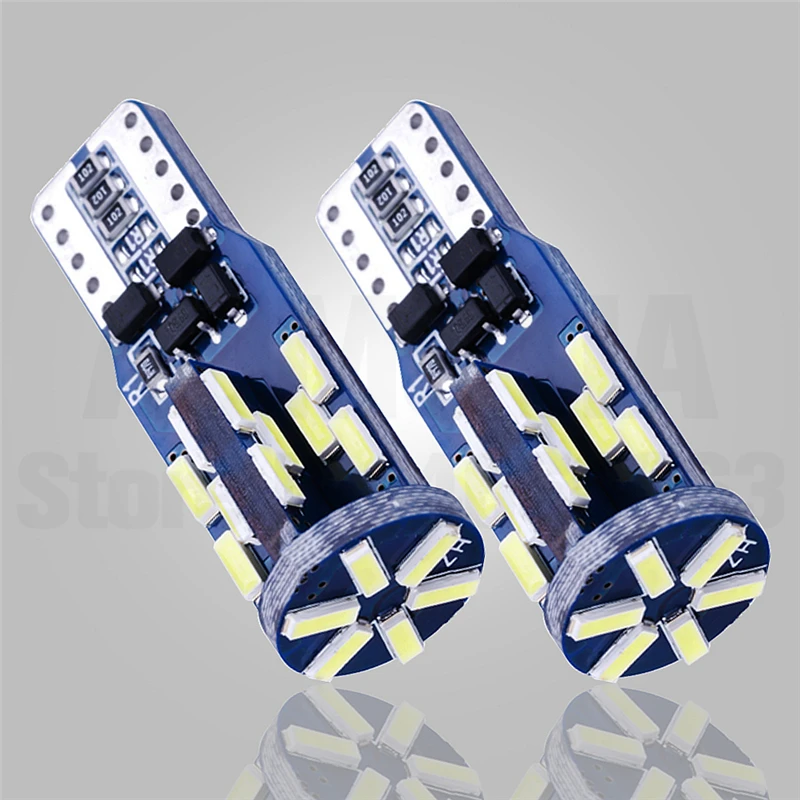 50 шт. автомобиля светодиодный CANBUS T10 светодиодный 194 168 W5W 30 4014 SMD габаритный фонарь парковки лампы бортовой светильник лампы AC/DC 12V