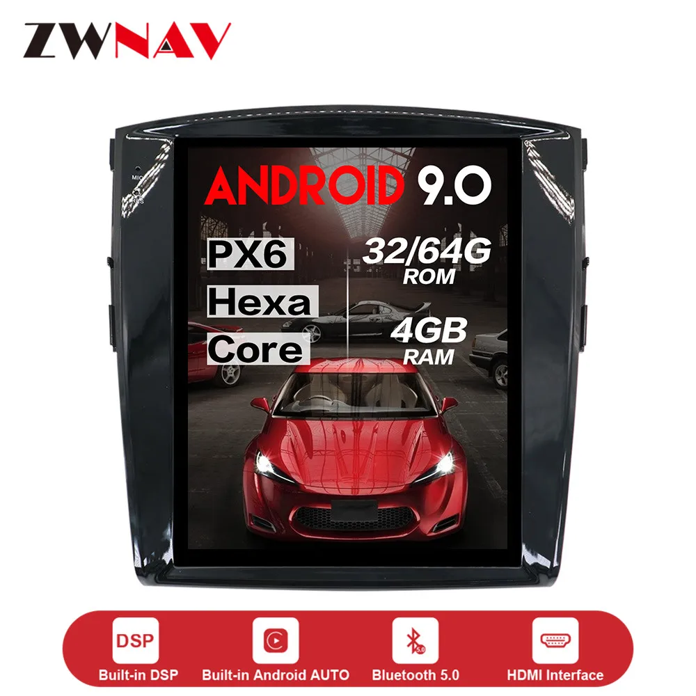 DSP вертикальный Tesla стиль Android 9,0 Авто DVD Мультимедиа gps плеер блок для MITSUBISHI PAJERO V97 V93 Shogun Montero 2006