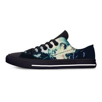 

Japanese Anime Naruto Uchiha Sasuke Fashion Cool Casual Canvas Shoes Low Top Lightweight Breathable 3D Print Men women Sneakers