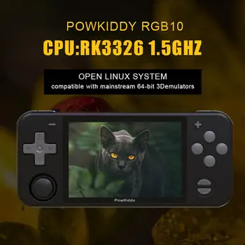 

Handheld Game Console open source system 3.5Inch Screen 32G/64G/128G 3D rocker retro Game Video Game Player Black/Yellow version