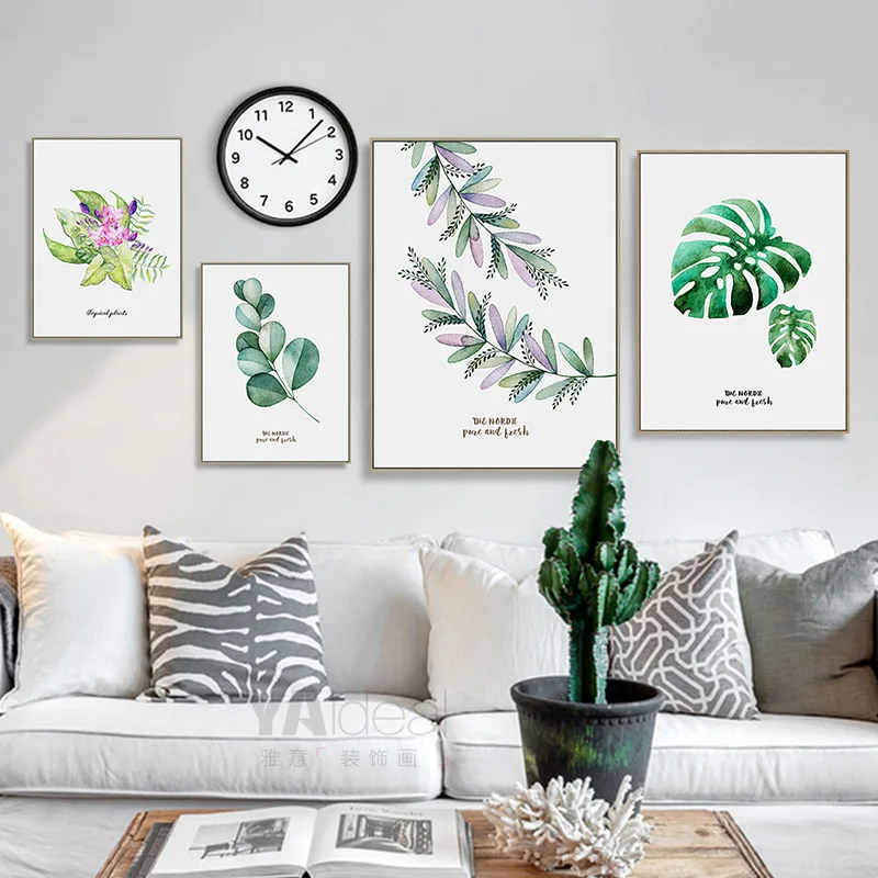 

Northern European-Style Modern Minimalist Style Living Room Wall Triple Decorative Painting CHILDREN'S Room Bedroom Hipster Plan