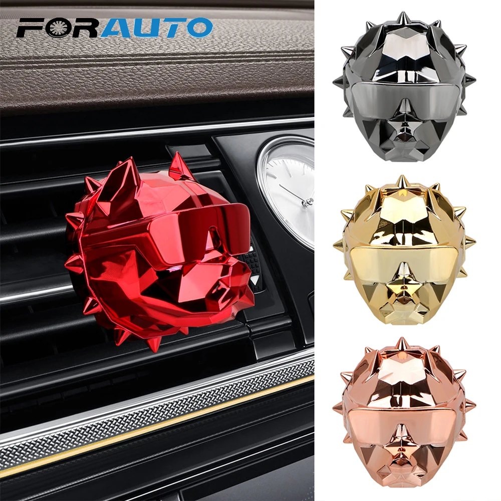 

FORAUTO Creative Bulldog Car Air Freshener Car Perfume Air Outlet Fragrance Auto Clip Bulldog Fragrance Scent Car Diffuser