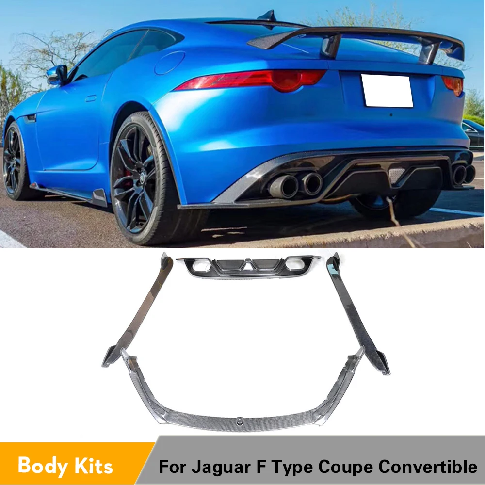 Корпус из углеродного волокна Наборы переднего бампера v стиля задний бампер