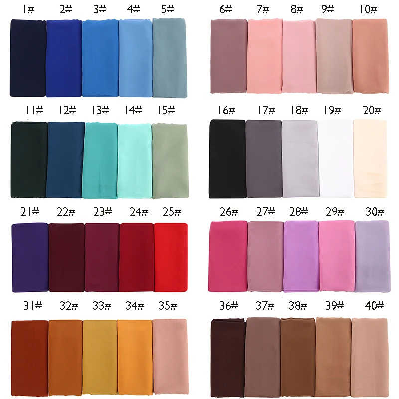 Рисунок 6 - Однотонный шифоновый шарф