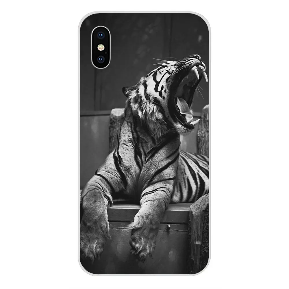 Мягкий ТПУ чехол для телефонов Tiger для Xiaomi Redmi Mi 4 7A 9T K20 CC9 CC9e Note 7 9 Y3 SE Pro Prime Go Play