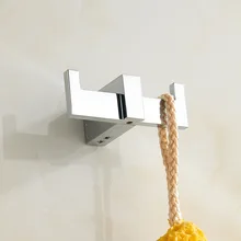 Vidric вся Медь Ванная комната Туалет Гостиная серебряное пальто вешалка одноголовый крюк/крюк полка