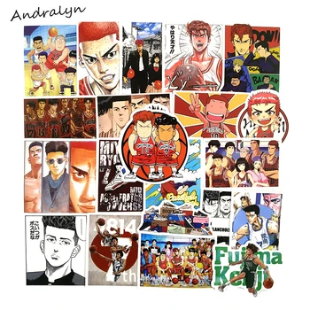 

50Pcs SLAM DUNK Decal Stickers Anime Stickers for Skateboard Laptop Car Styling Luggage Waterproof Stickers For Gift