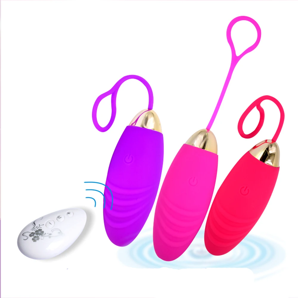 10 speed Silicone Jump Egg Vibrators for Women Wireless Remote Control vibrators USB Rechargeable Massage Ball Adult Sex Toys