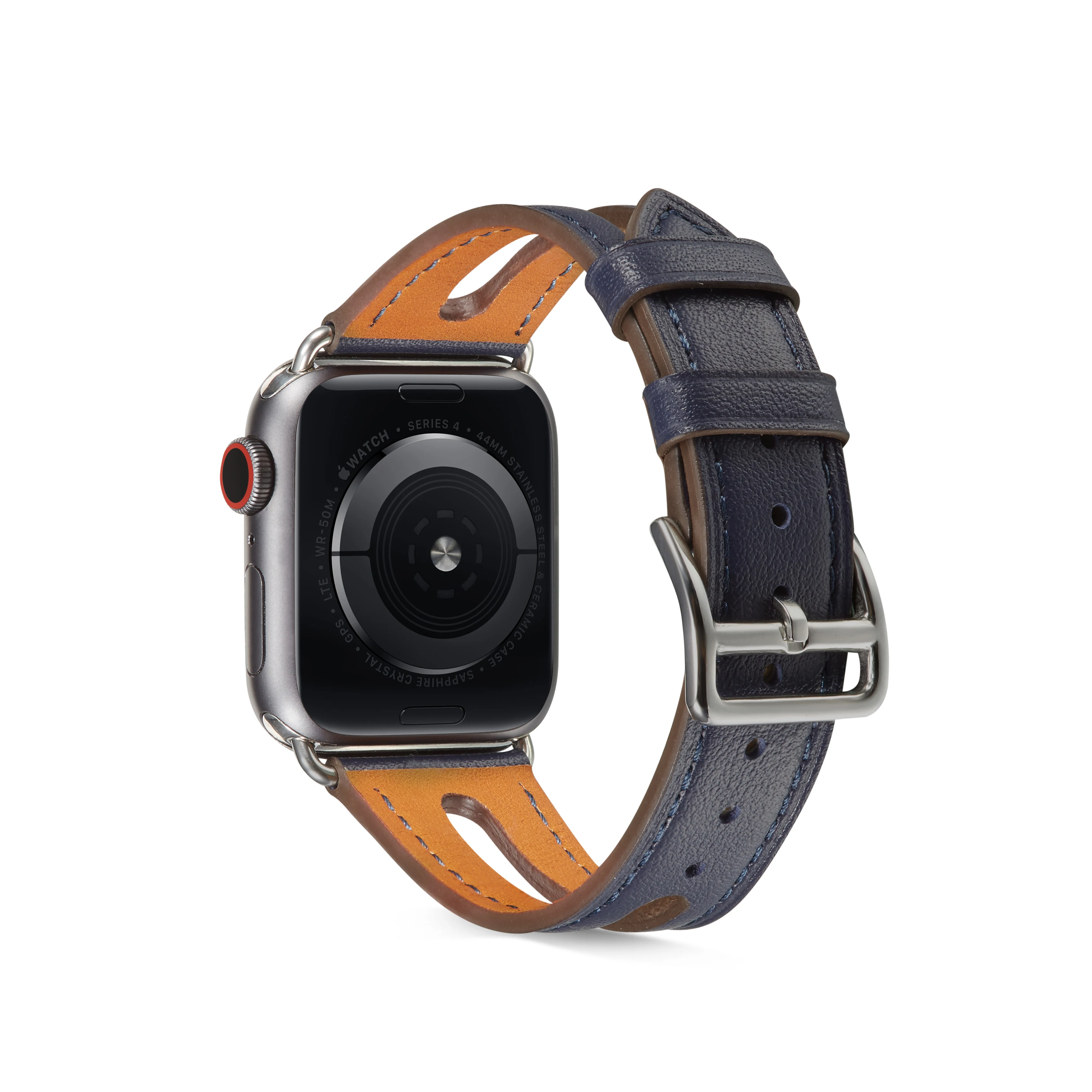 Ремешок из натуральной кожи для apple watch 5 4 3 2 1 мягкий браслет iwatch аксессуары часов