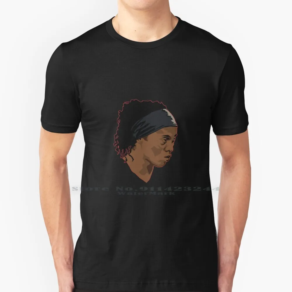 Футболка Ronaldinho 100% чистый хлопок Gaucho Футбол Бразилия испанский 10 | Мужская одежда