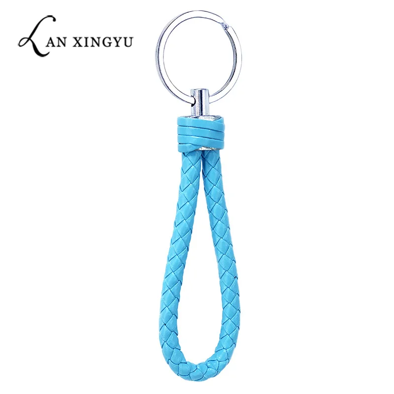 Цепочка для ключей из ПУ кожи 19 цветов|rope keychain|fashion keychainkeychain fashion |