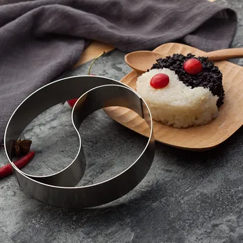 

Boxed DIY Mousse Cake Rice Ball Baking Tai Chi Circle Kitchen Creative Stainless Steel Kitchenware