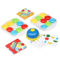 Jouets éducatifs pour enfants, méthode Montessori, pour l'éducation précoce, qi, Crazy Ice Hockey, Puzzle, paire de cartes tactiles, interactif, combat PK, cadeaux 