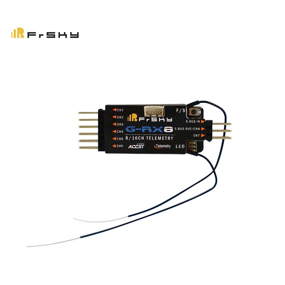 FrSky G-RX8 D16 Receiver for Gliders Integrated Variometer Sensor With Redundancy Taranis X9DP Horus X10 X-LITE X20