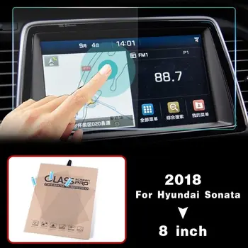 

pcmos 2020 New Car GPS Navigation Screen HD Glass Protective Film For Hyundai Sonata 2018 Internal Car Stickers 8 inch